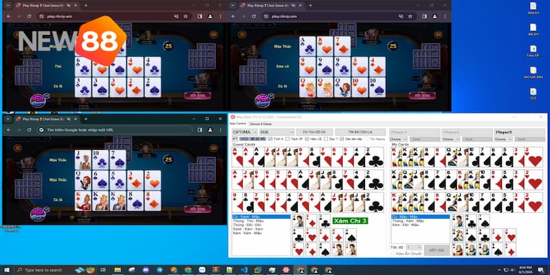 kinh nghiệm chơi mậu binh Kinh nghiệm chơi mậu binh sử dụng cơ hội ghép bài