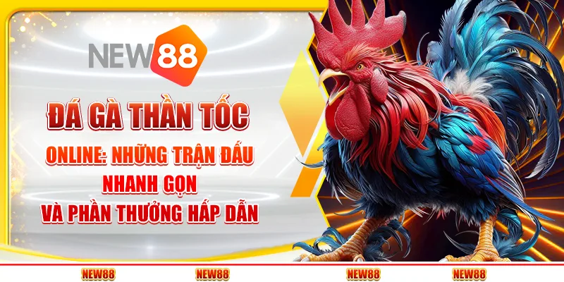 Đá gà thần tốc online: Những trận đấu nhanh gọn và phần thưởng hấp dẫn