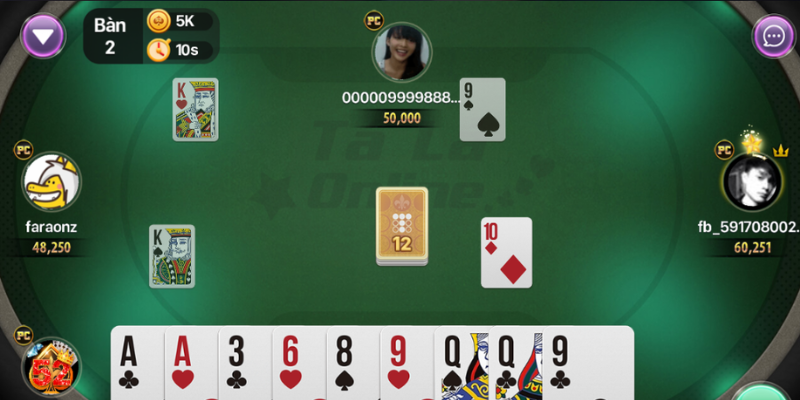 Phỏm Tá Lả online với tính năng hỗ trợ 24/7