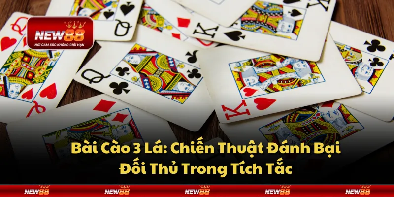 Bài Cào 3 Lá: Chiến Thuật Đánh Bại Đối Thủ Trong Tích Tắc
