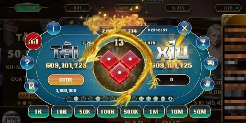 Quy tắc chơi game tài xỉu cơ bản
