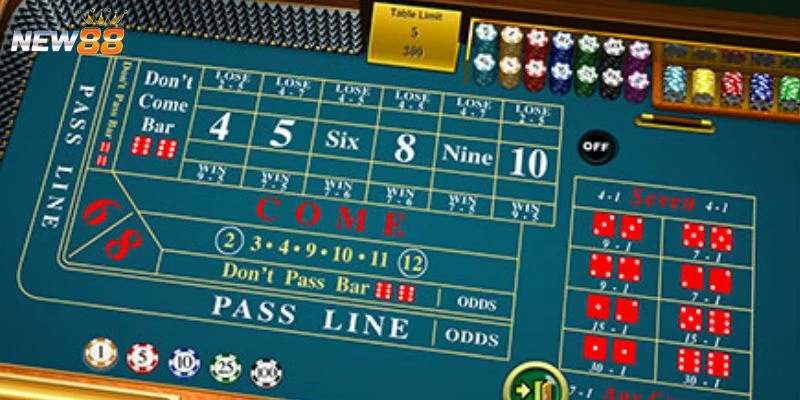 Tìm hiểu cách chơi cơ bản của Craps