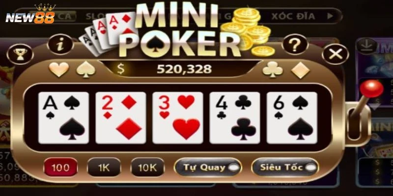Tìm hiểu các tổ hợp bài trong mini poker