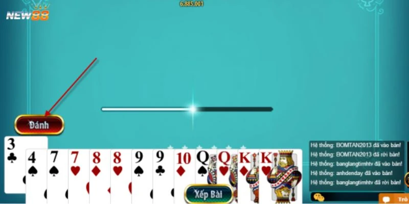 Cách chơi Tiến Lên Đếm Lá đánh nhanh về sớm