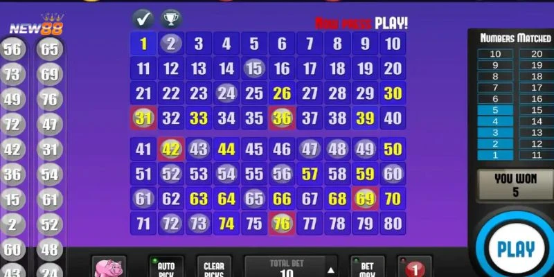 Mẹo chơi keno online dễ trúng từ cao thủ