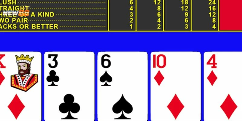 Cách chơi và cách xếp hạng các tay bài trong video poker